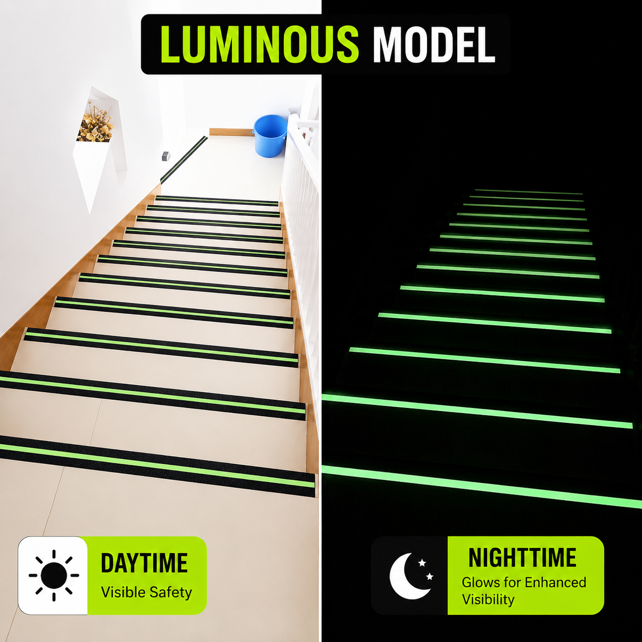 Anti Slip Glow Tape (5 Mtr)  Buy1 Get 1 Free