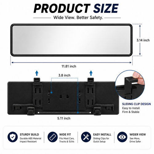 Broad Sight Mirror