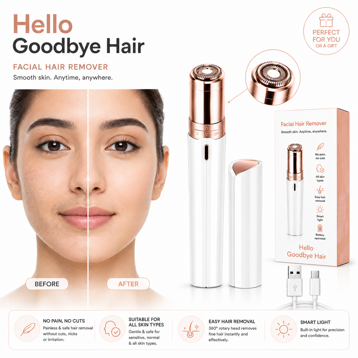 Facial Hair Remover for Women
